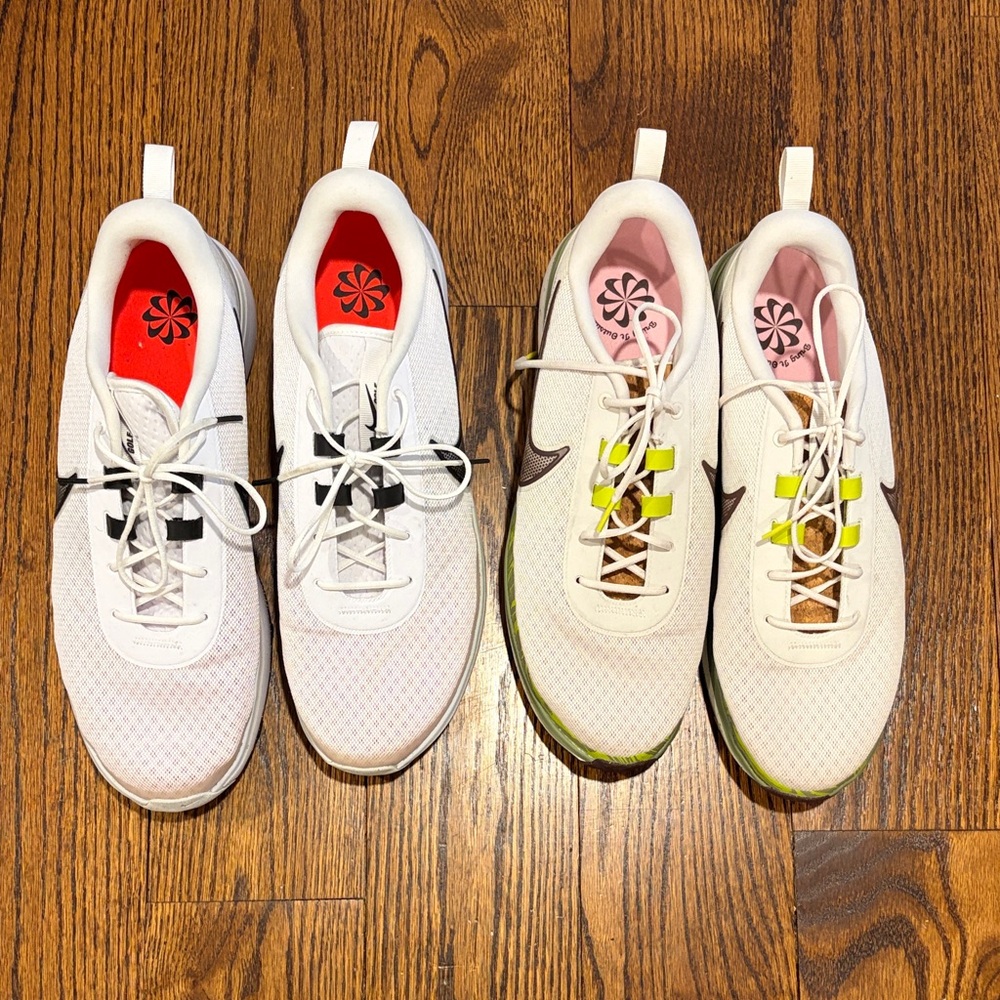 2 size 15 Nike golf shoes